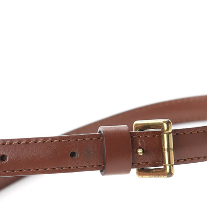 Louis Vuitton Calfskin 16mm Monceau Adjustable Shoulder Strap Brown 6 of 7