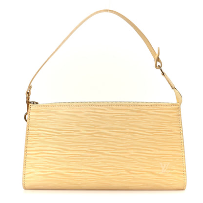 Louis Vuitton Epi Pochette Accessories 24  Vanilla 1 of 10
