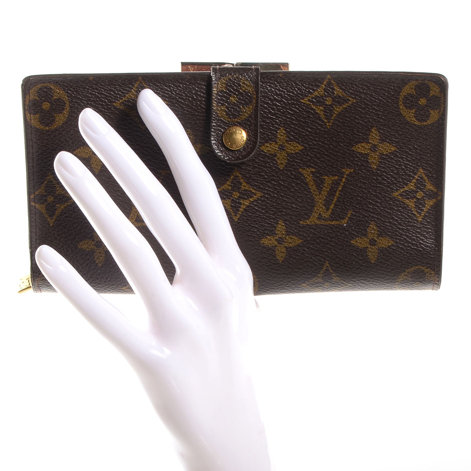 Louis Vuitton Monogram Continental French Purse Wallet 2 of 7