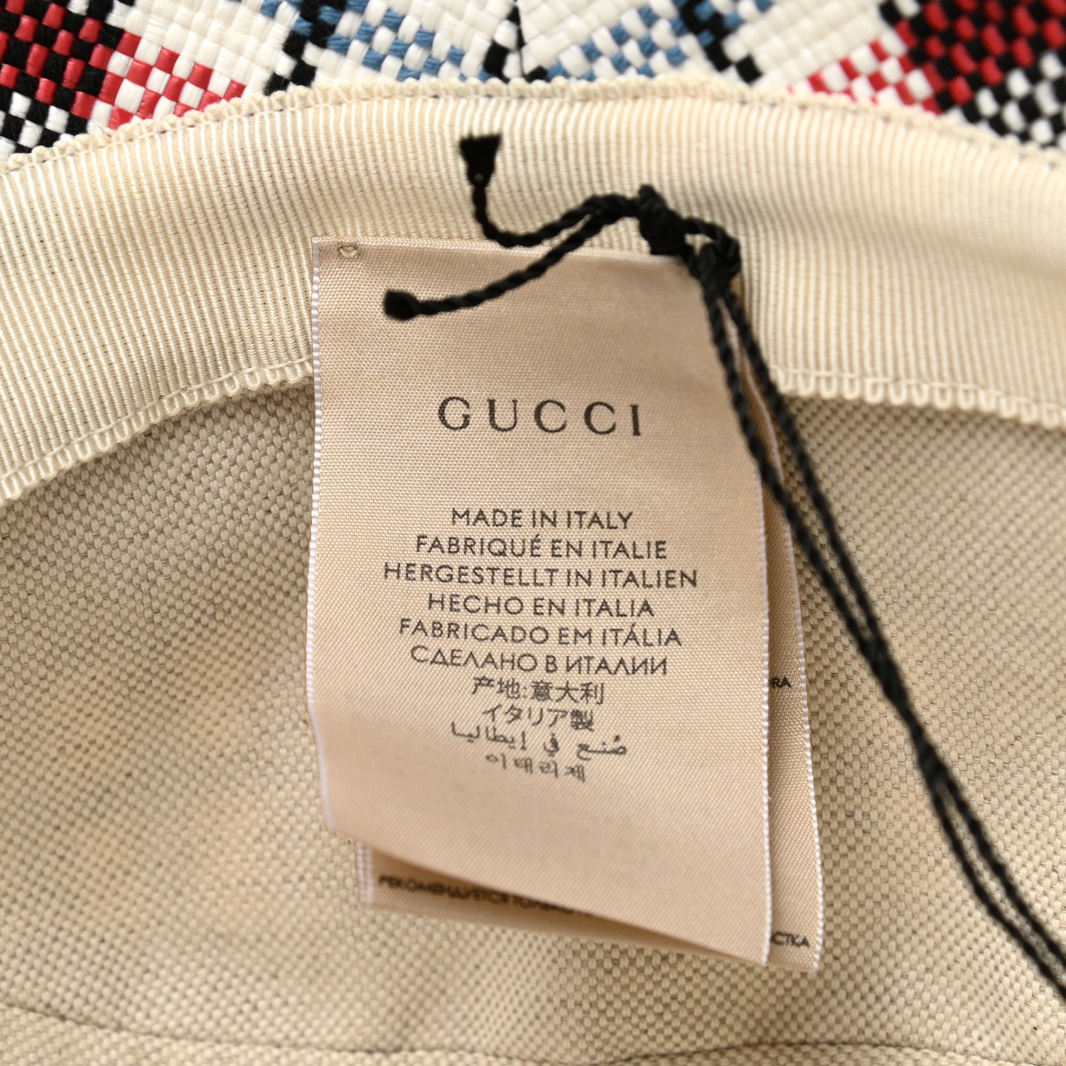 Gucci Canvas ICCUG Plaid Fedora M Multicolor 9 of 10