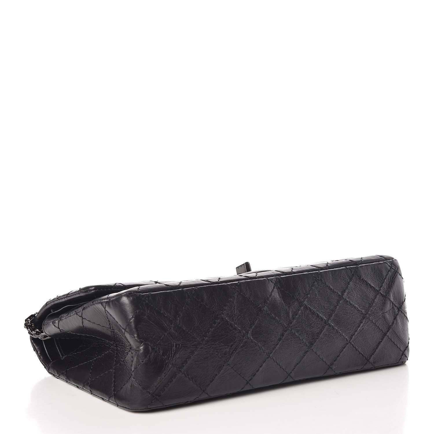 Chanel Aged Calfskin Quilted 2.55 Reissue 225 Flap So Black 4 of 10