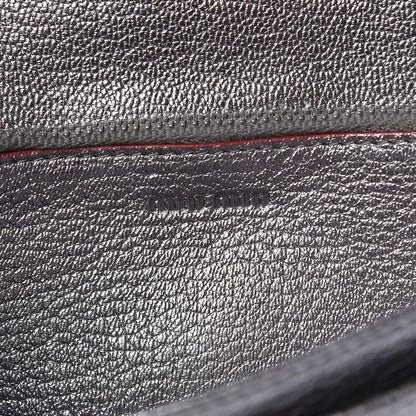Miu Miu Goatskin Madras Love Envelope Wallet Cromo 6 of 8