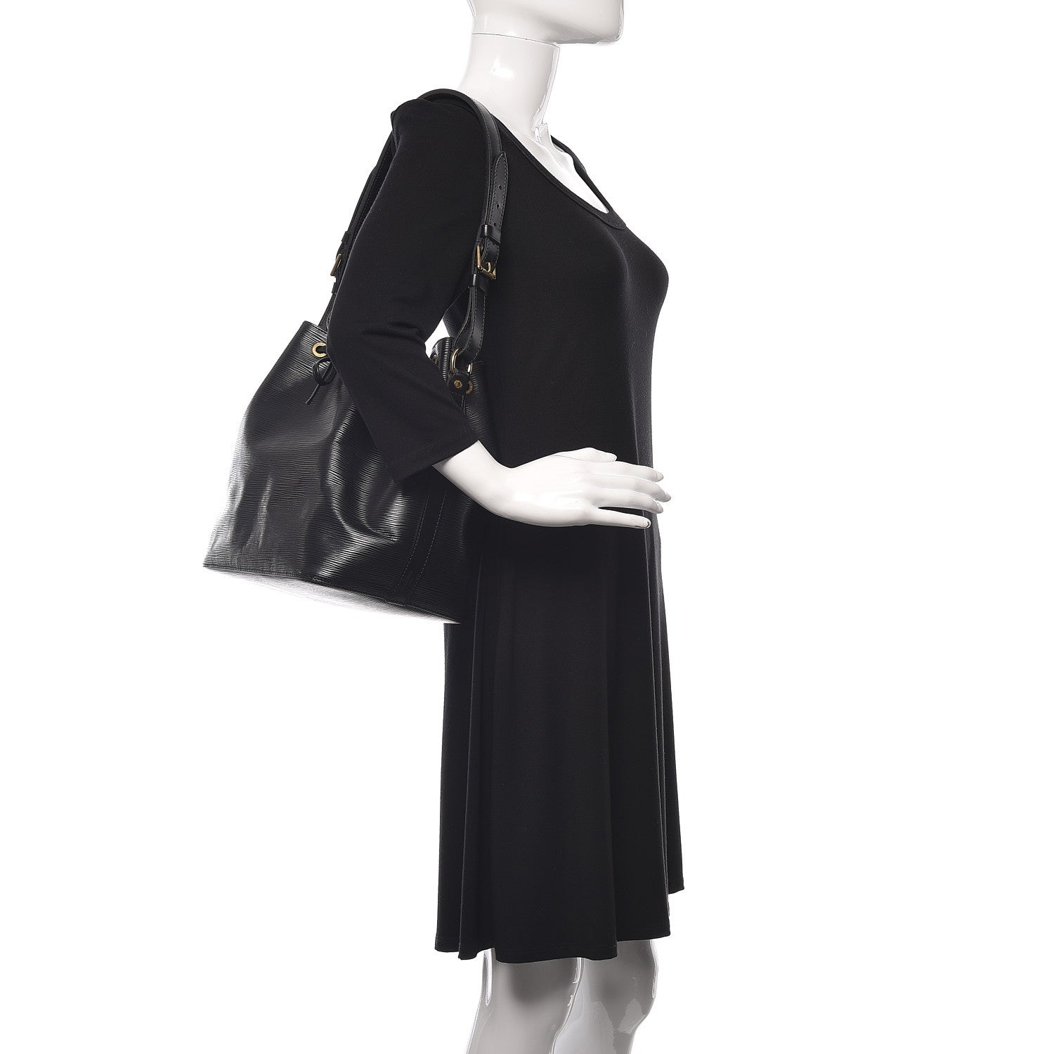 Louis Vuitton Epi Petit Noe Black 2 of 8