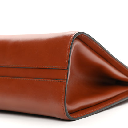 Chloe Shiny Calfskin Medium Annie Shoulder Bag Whiskey 10 of 12