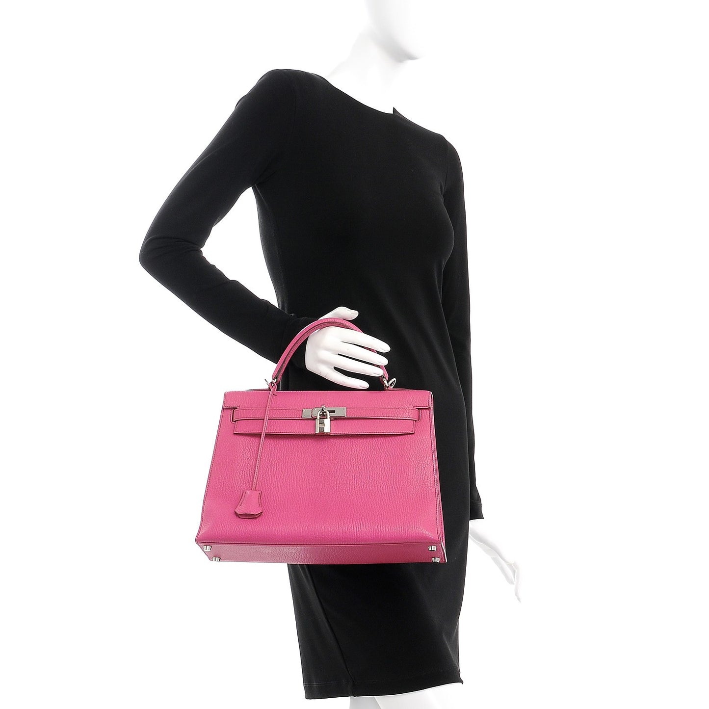 Chevre De Coromandel Kelly Sellier 32 Fuchsia