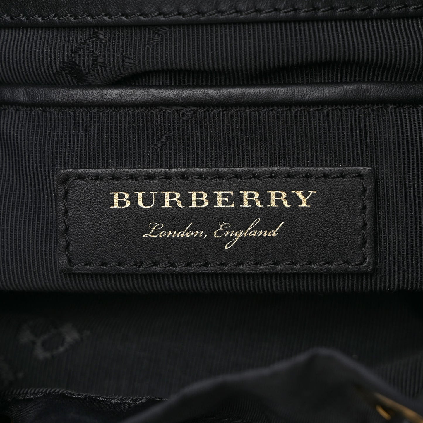 Nylon Medium Rucksack Backpack Black