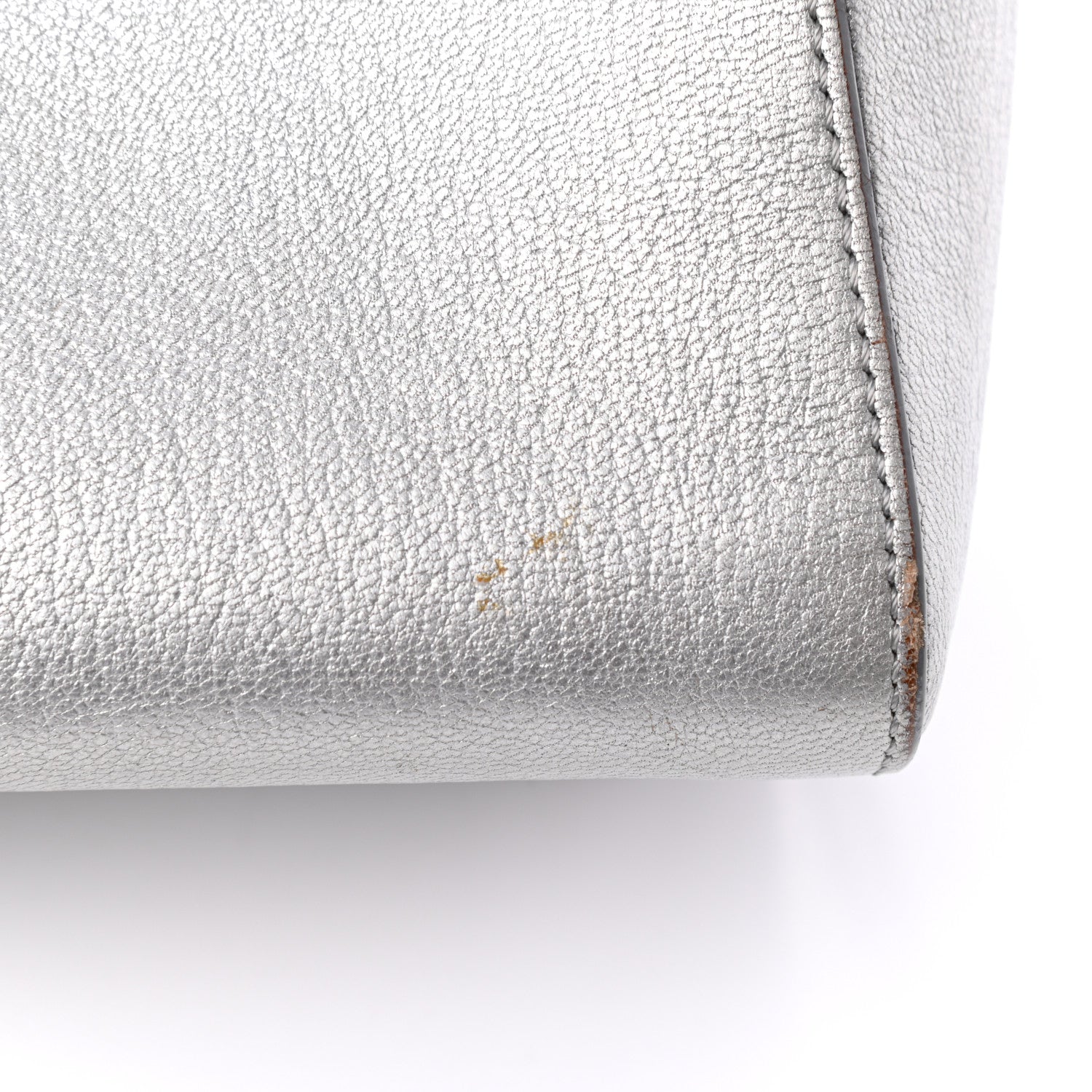 Givenchy Metallic Sugar Goatskin Mini Antigona Silver 8 of 16