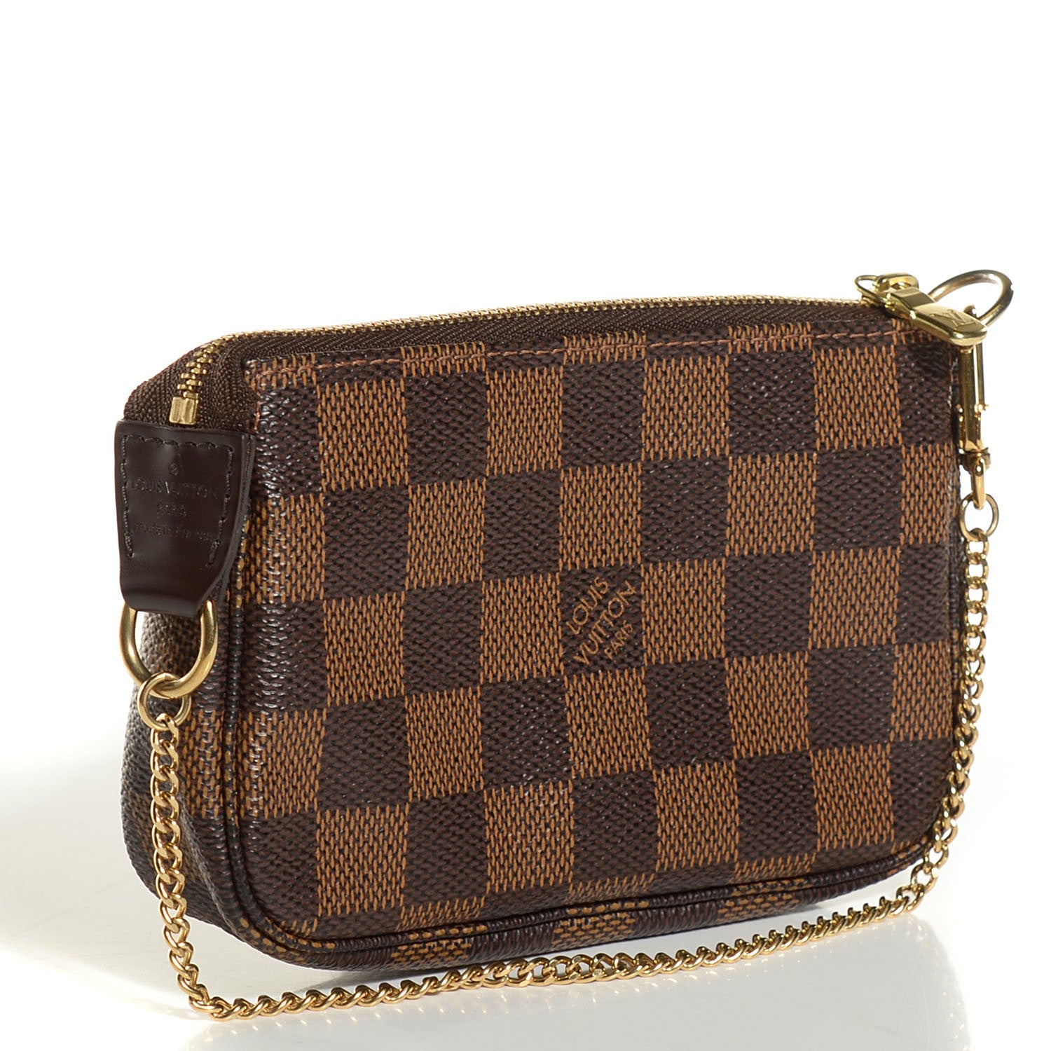 Louis Vuitton Damier Ebene Complice Trunks and Bags Mini Pochette Accessories Red 3 of 7
