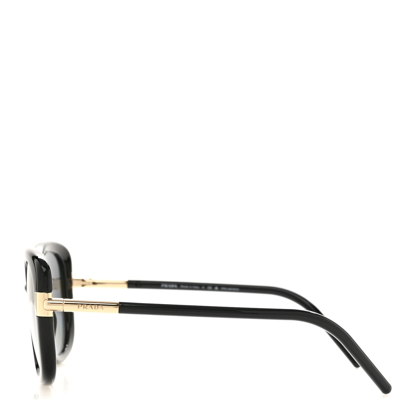 Acetate Square Sunglasses SPR04W Black