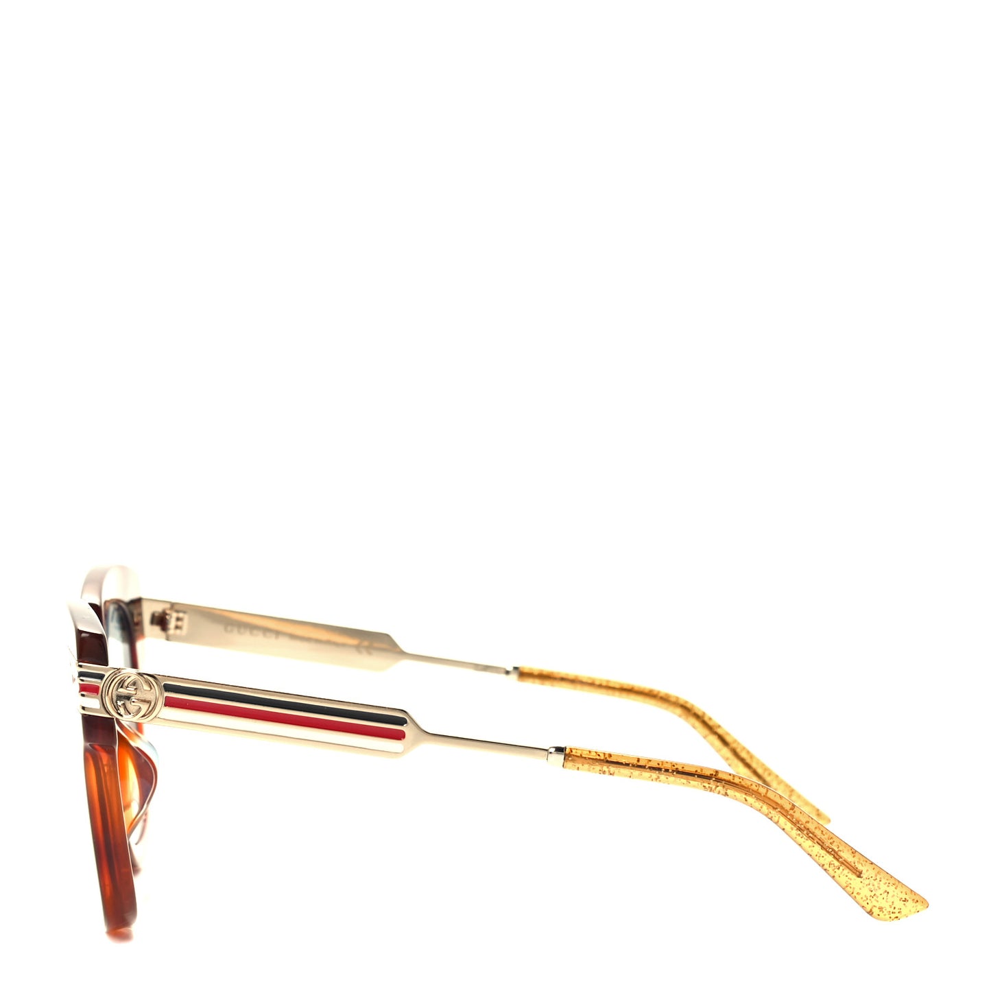 Acetate Square Frame Web GG0281SA Sunglasses Havana