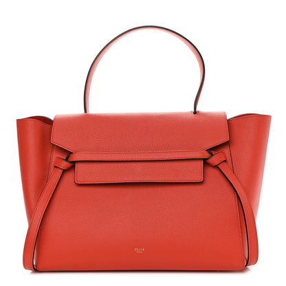 Celine Grained Calfskin Mini Belt Bag Vermillion 1 of 11