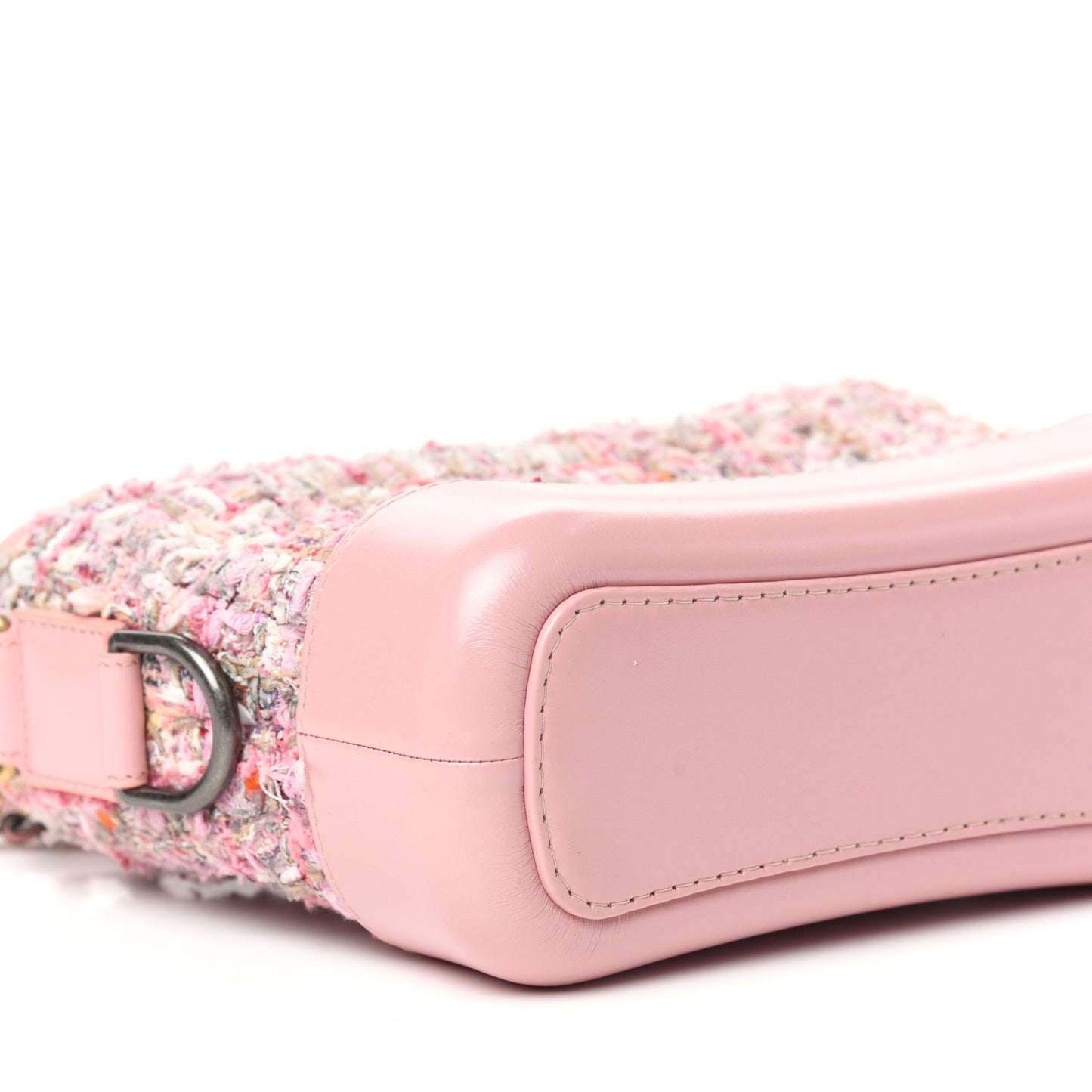 Tweed Calfskin Small Gabrielle Hobo Light Pink