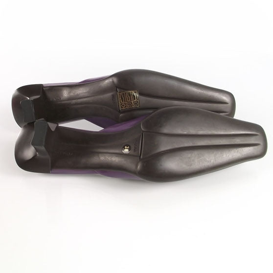 Prada Leather Mules 38 Viola 6 of 8