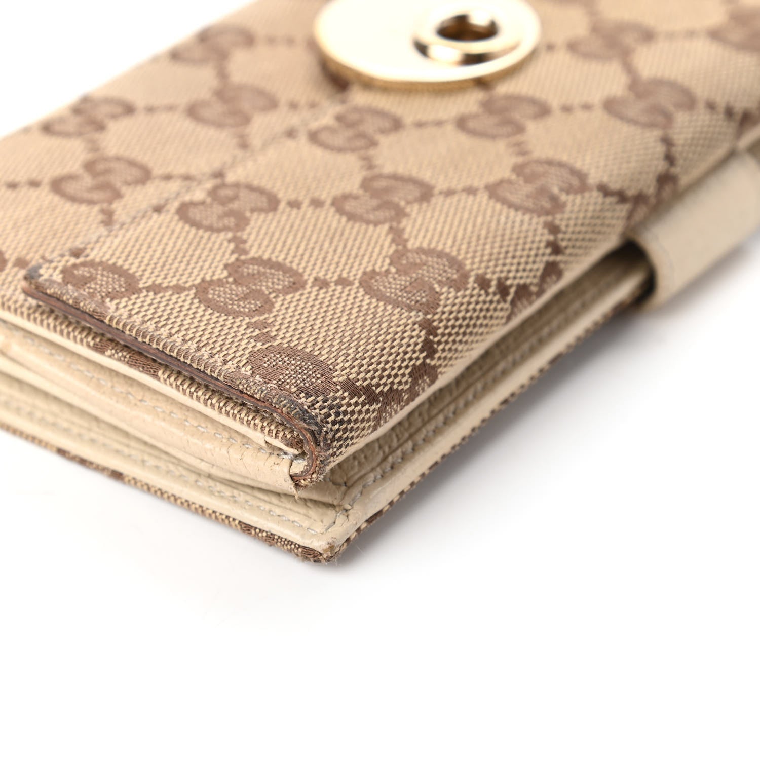 Gucci Monogram Eclipse Continental Wallet Off White 12 of 14