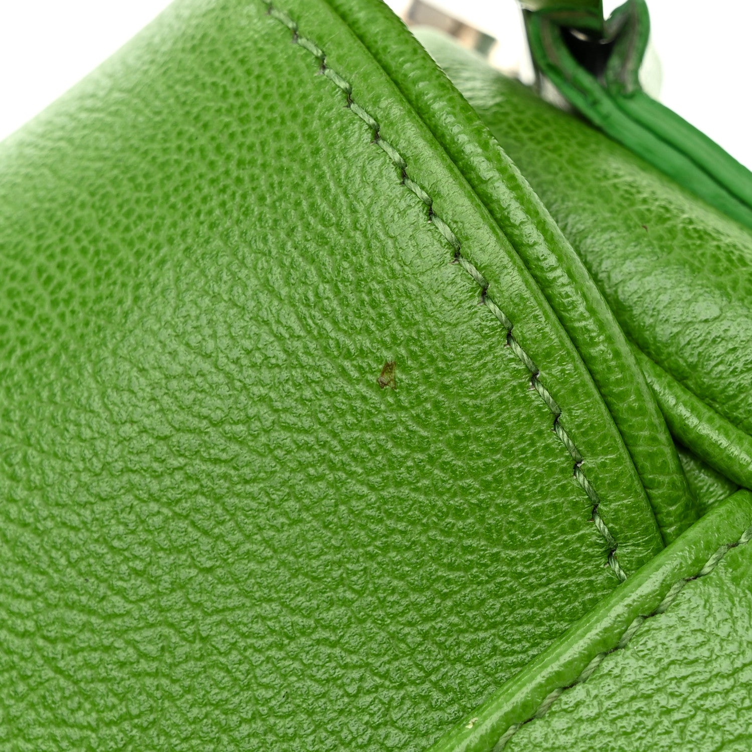 Christian Dior Shiny Goatskin Saddle Bag Green 13 of 18