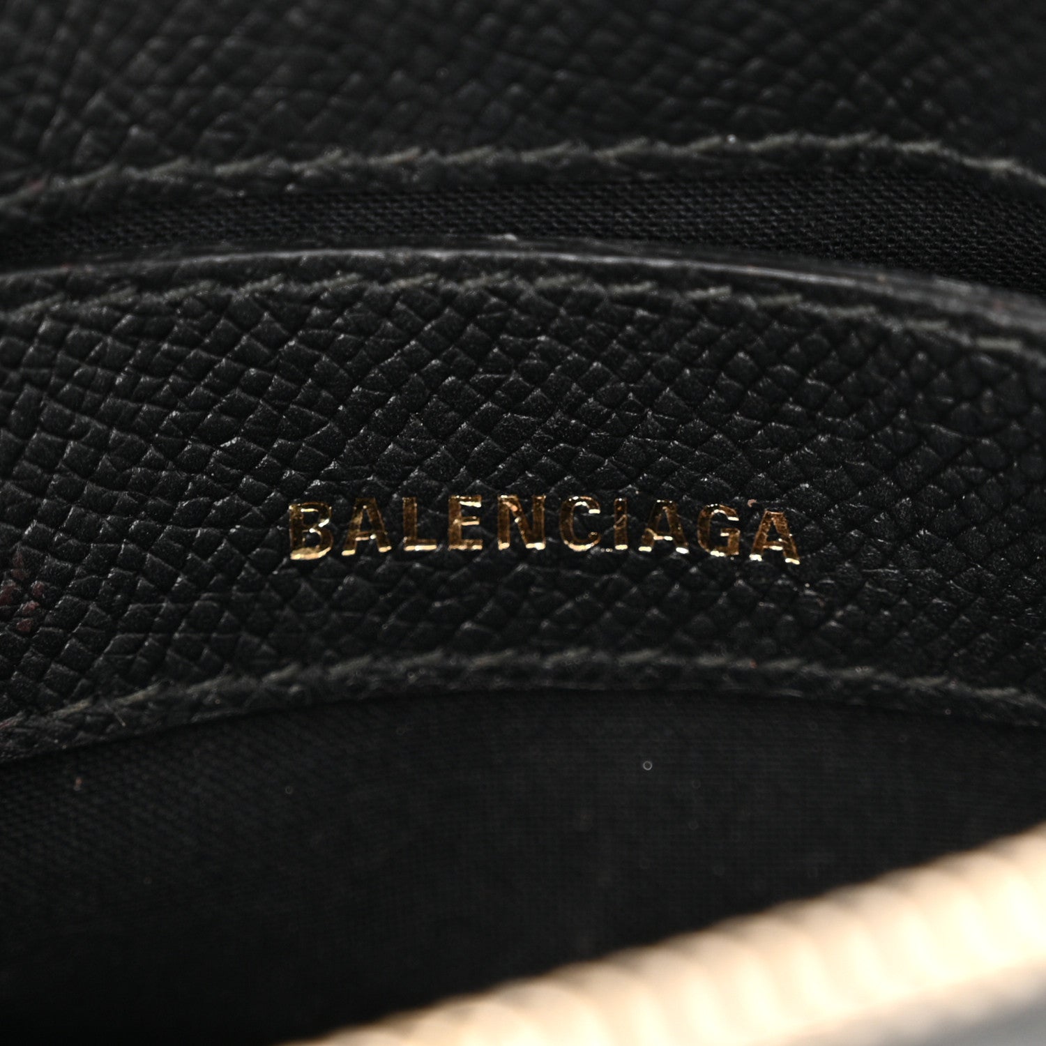 Balenciaga Signature Grained Calfskin XXS Ville Top Handle Bag Black White 6 of 12
