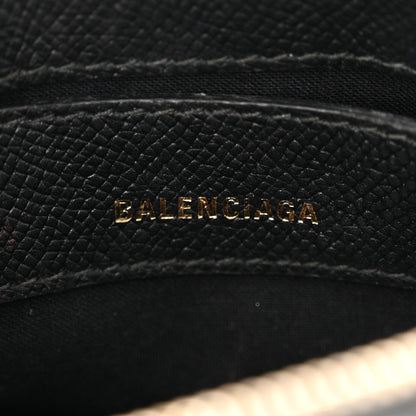 Balenciaga Signature Grained Calfskin XXS Ville Top Handle Bag Black White 6 of 12