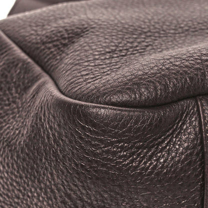 Saint Laurent Grained Deerskin Bea Tote Marron Fonce 10 of 12