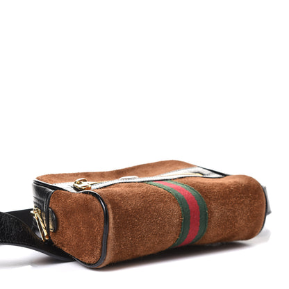 Gucci Suede Small Ophidia Belt Bag 75 30 Brown 4 of 12