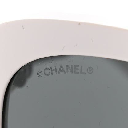 Chanel Acetate Butterfly Winter Pearl Sunglasses 5339-H White 7 of 8
