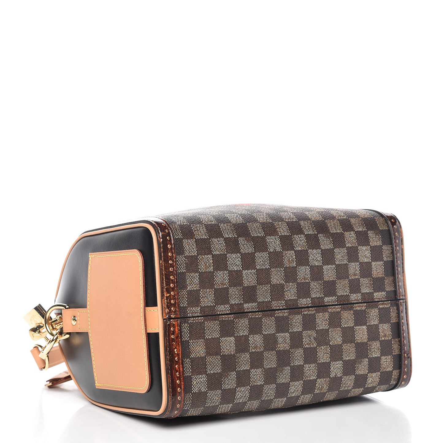 Transformed Damier Ebene Time Trunk Speedy Bandouliere 25 Black