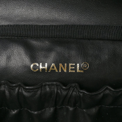Chanel Lambskin Vanity Cosmetic Case Black 5 of 13