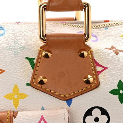 Louis Vuitton Monogram Multicolor Speedy 30 White 12 of 14