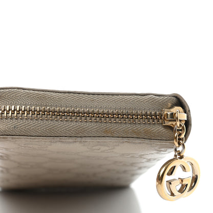 Gucci Guccissima Large Twins Zip Around Off White 11 of 11