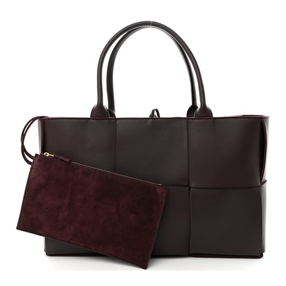 Bottega Veneta Nappa Maxi Intrecciato Medium Arco Tote Grape 1 of 11