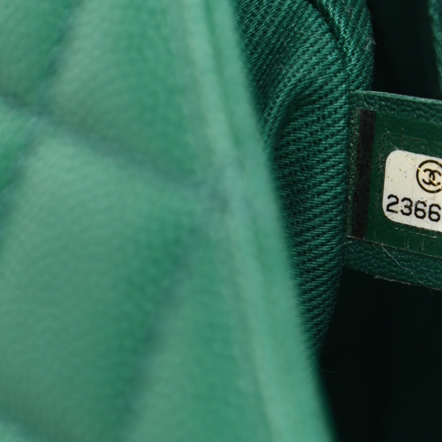 Chanel Caviar Quilted Small Coco Handle Flap Green 7 of 10