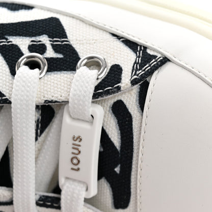 Louis Vuitton X UF Calfskin Tufted Monogram Stellar Sneakers 38 White Black 9 of 9