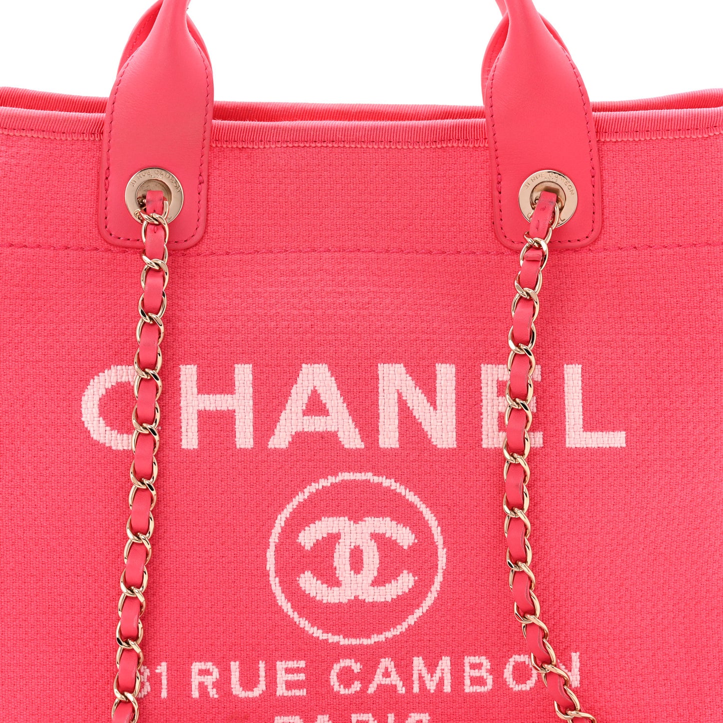 Mixed Fibers Small Deauville Tote  Pink