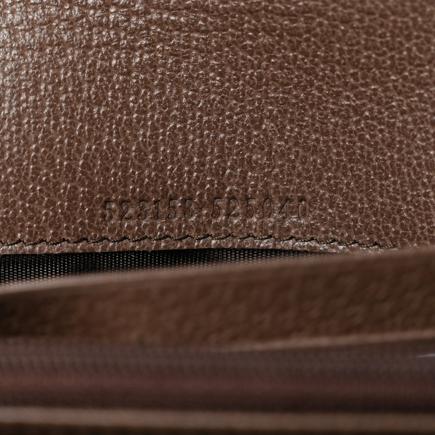 GG Supreme Monogram Web Ophidia Continental Wallet Brown