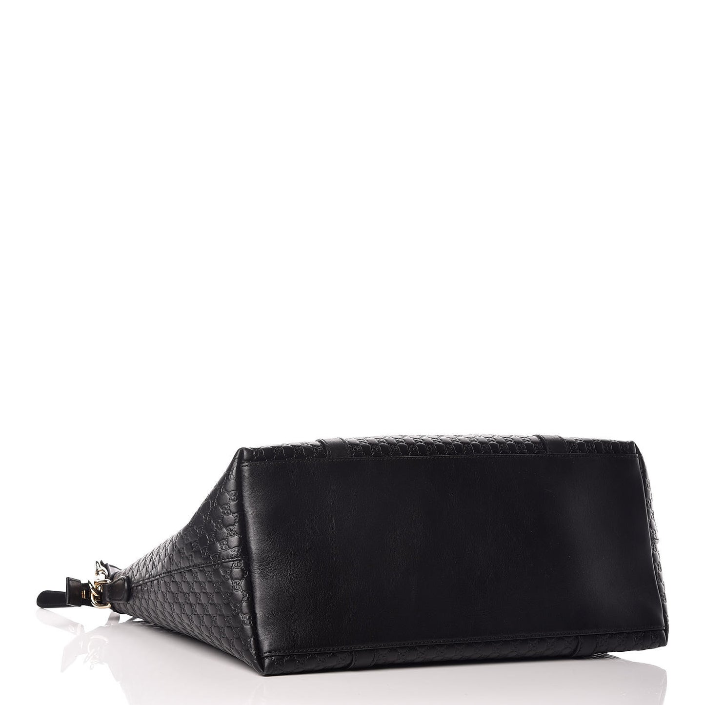 Soft Microguccissima Dome Satchel Black