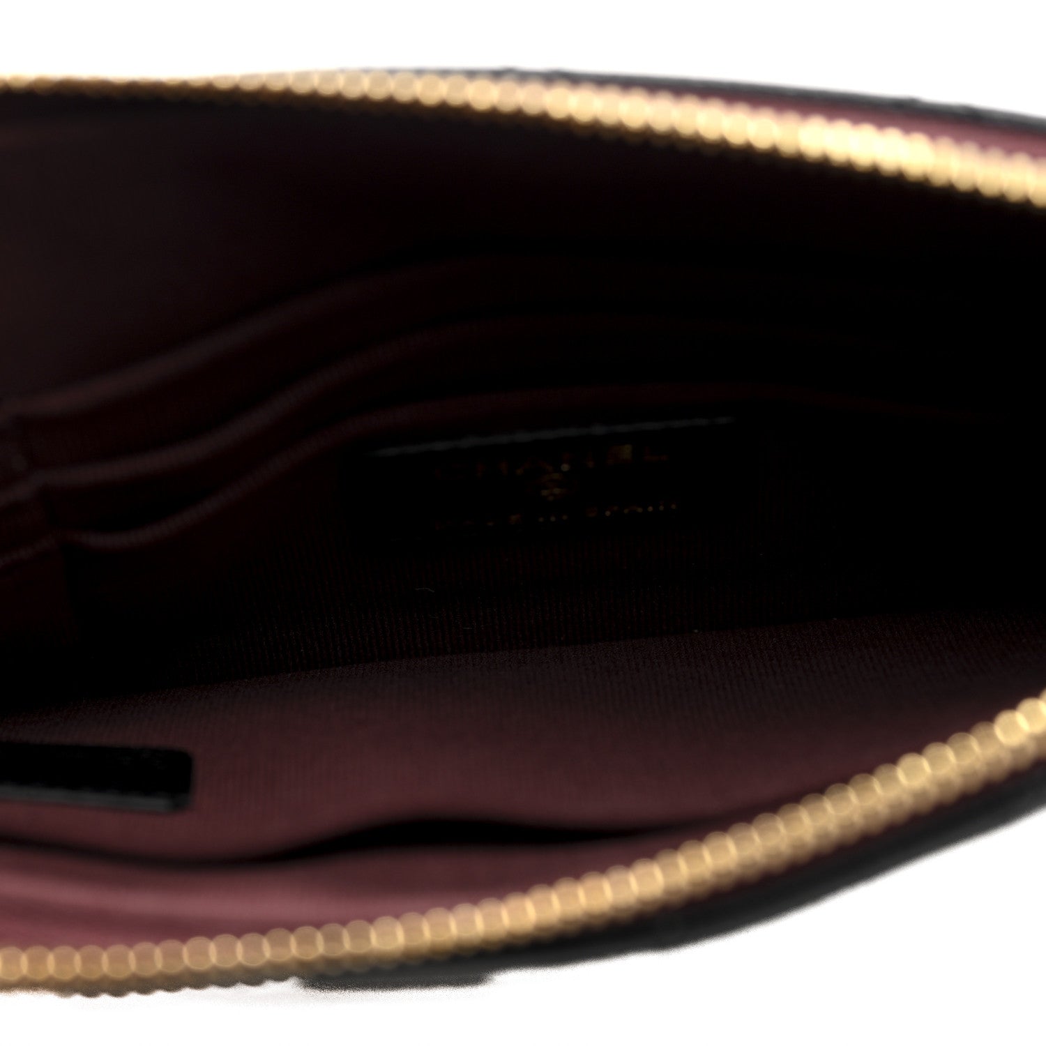 Chanel Caviar Quilted Cosmetic Case Black 5 of 6