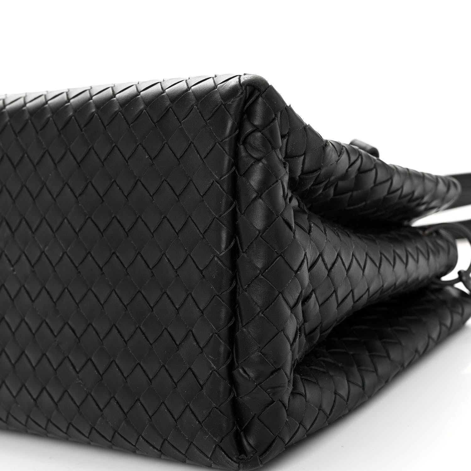 Bottega Veneta Nappa Intrecciato Small Roma Tote Black 11 of 11