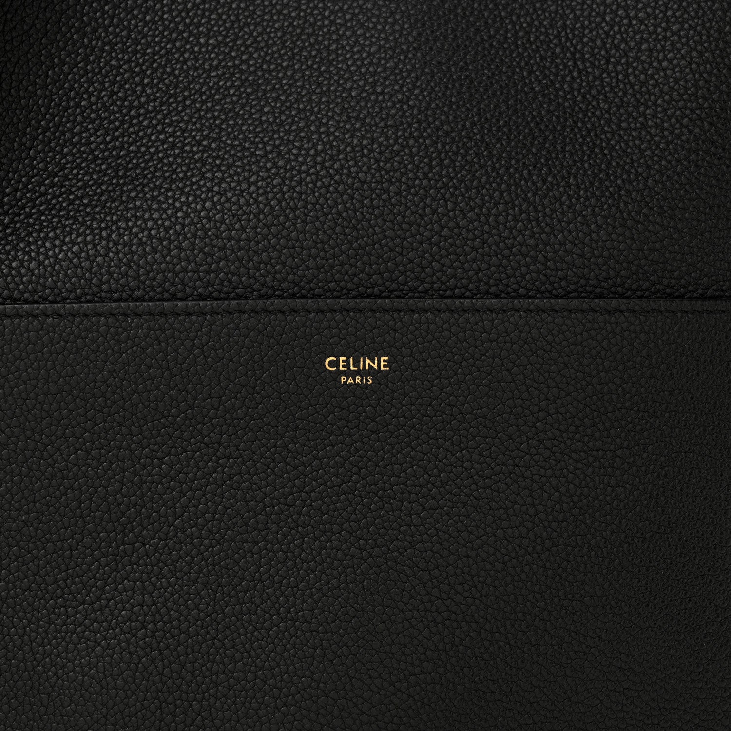 Celine Soft Grained Calfskin Sangle Bucket Bag Black 6 of 14