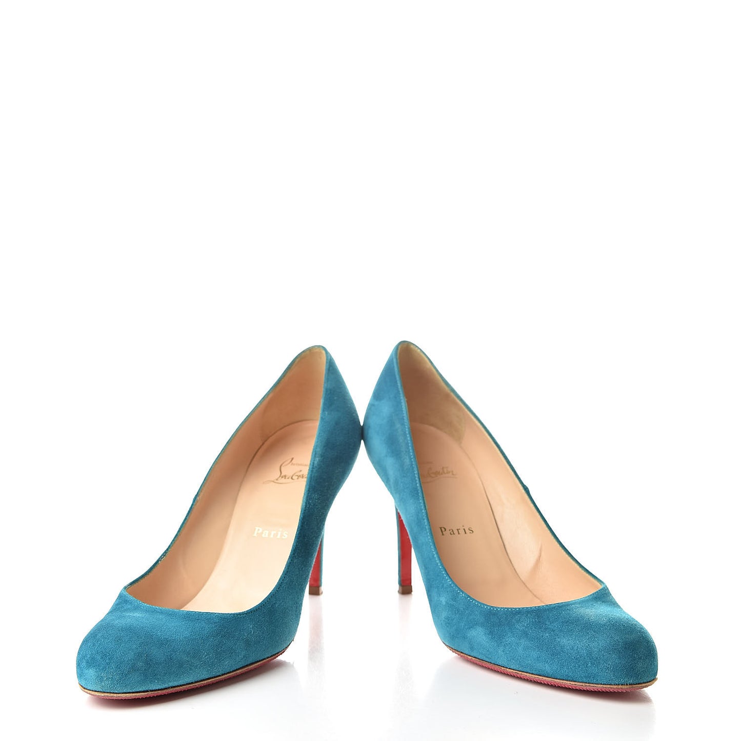 Suede Ron Ron 100 Pumps 40.5 Turquoise