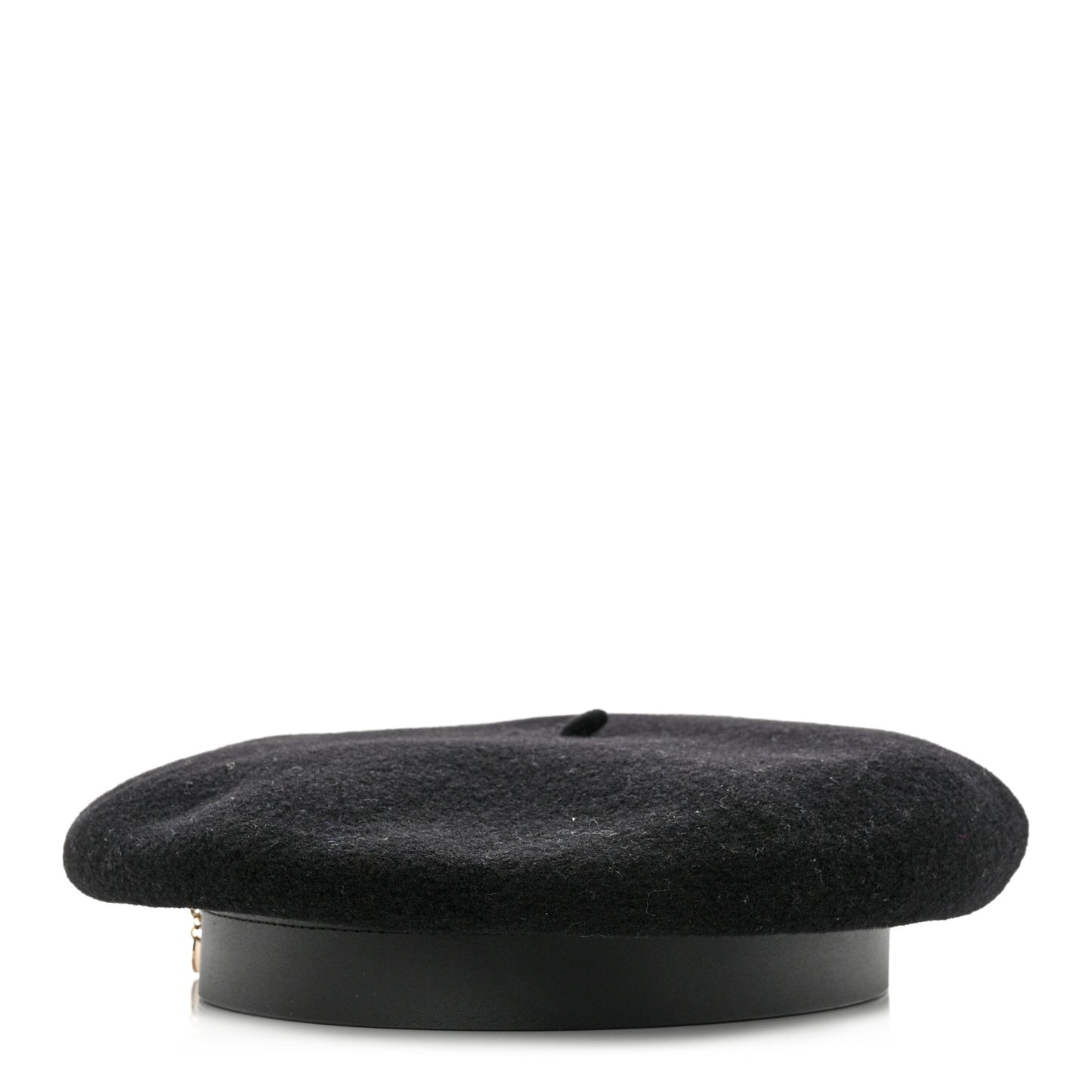 Merinos Wool Felt Felicity Beret Hat 57 Black