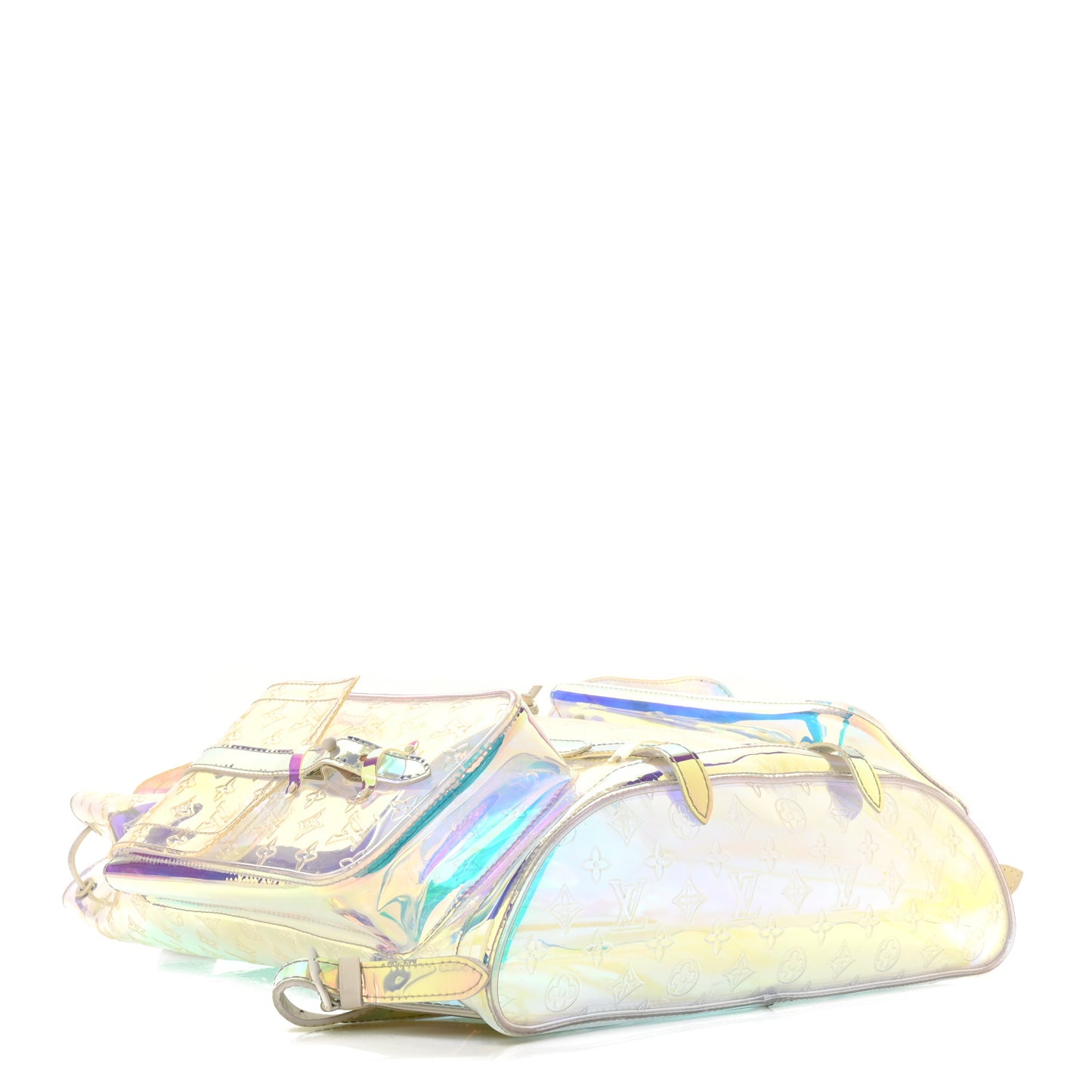 PVC Monogram Christopher Backpack GM Iridescent Prism
