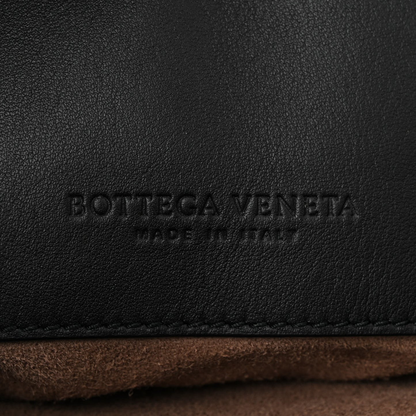 Nappa Intrecciato Fringe Brio Loop Hobo Black