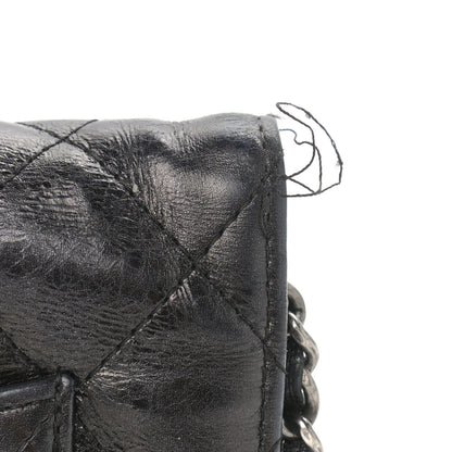 Chanel Aged Calfskin Reissue Wallet On Chain WOC Black 11 of 13