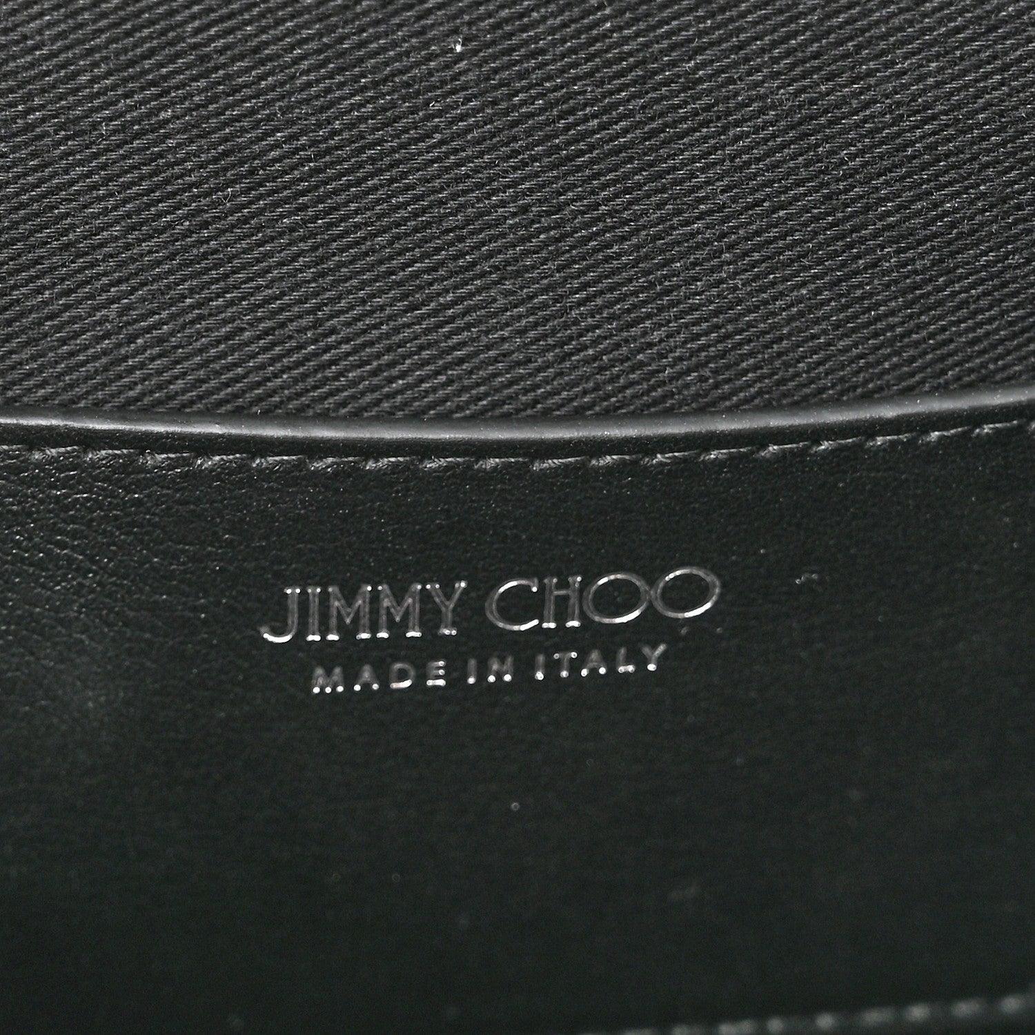 Jimmy Choo Smooth Calfskin Sidney Flap Chain Bag Black 6 of 10