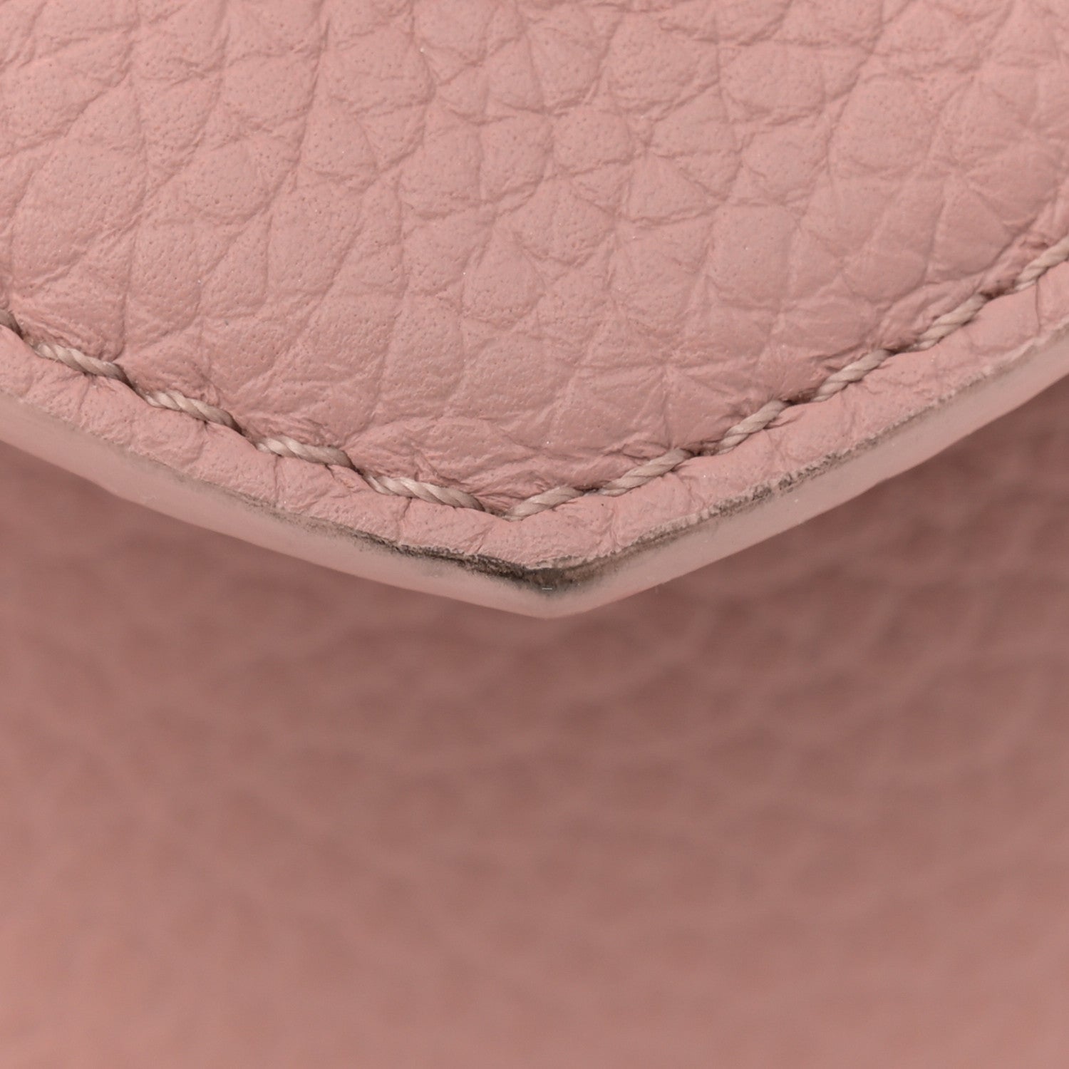 Louis Vuitton Taurillon Sweet Brogues Capucines PM Magnolia 10 of 10