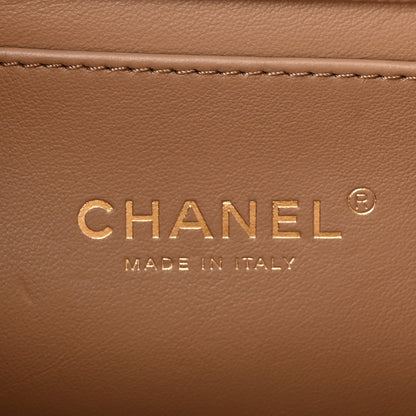 Chanel Caviar Quilted Mini Coco First Flap Beige 6 of 10