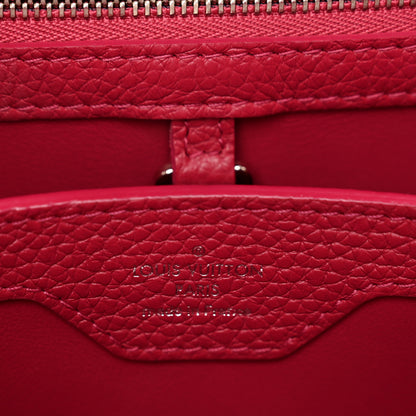 Louis Vuitton Taurillon Lace Croquets Capucines BB Groseille 7 of 9