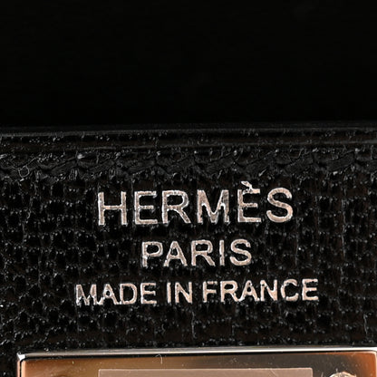 Hermes Chevre Chamkila Kelly Elan Black 10 of 19
