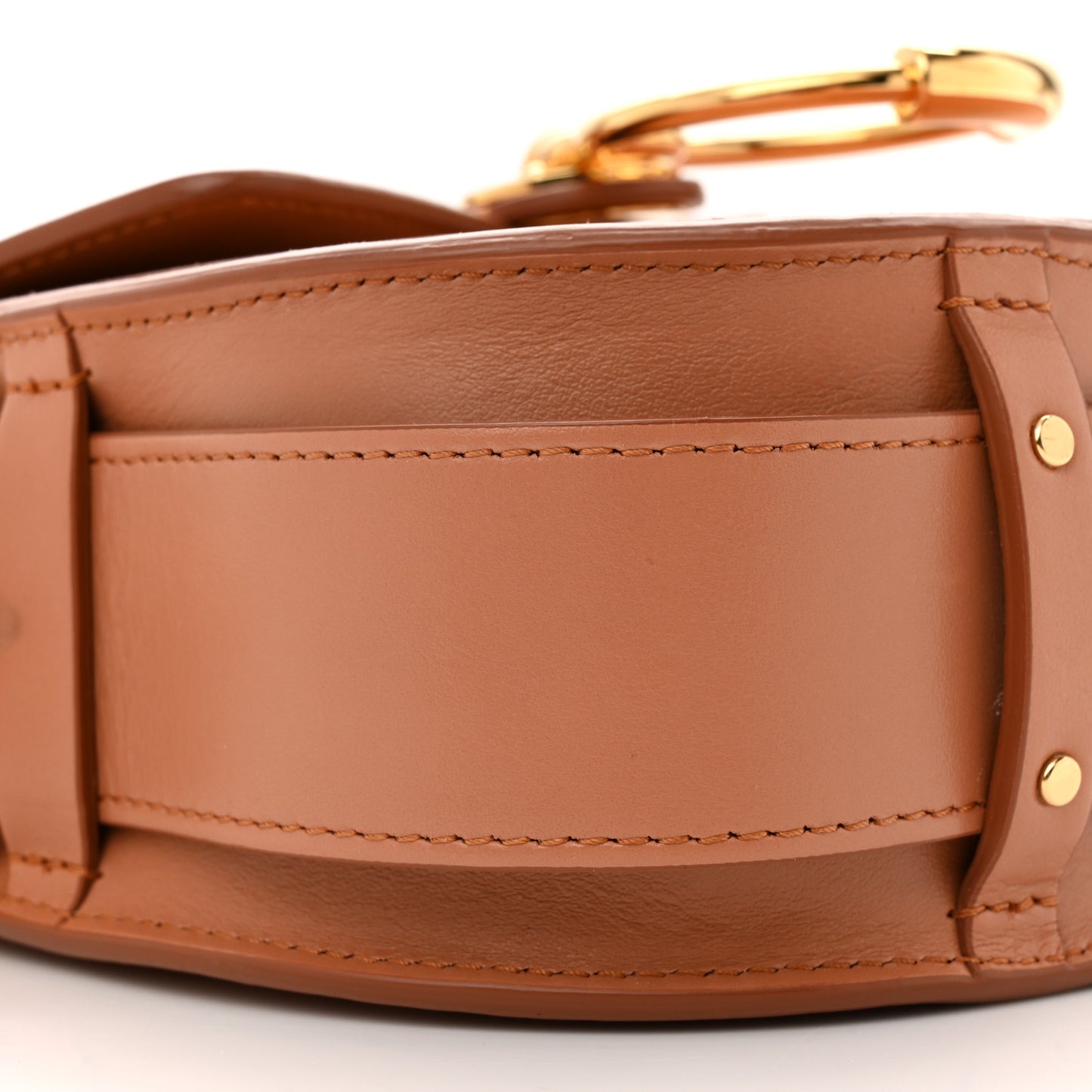 Calfskin Small Tess Bag Muted Brown