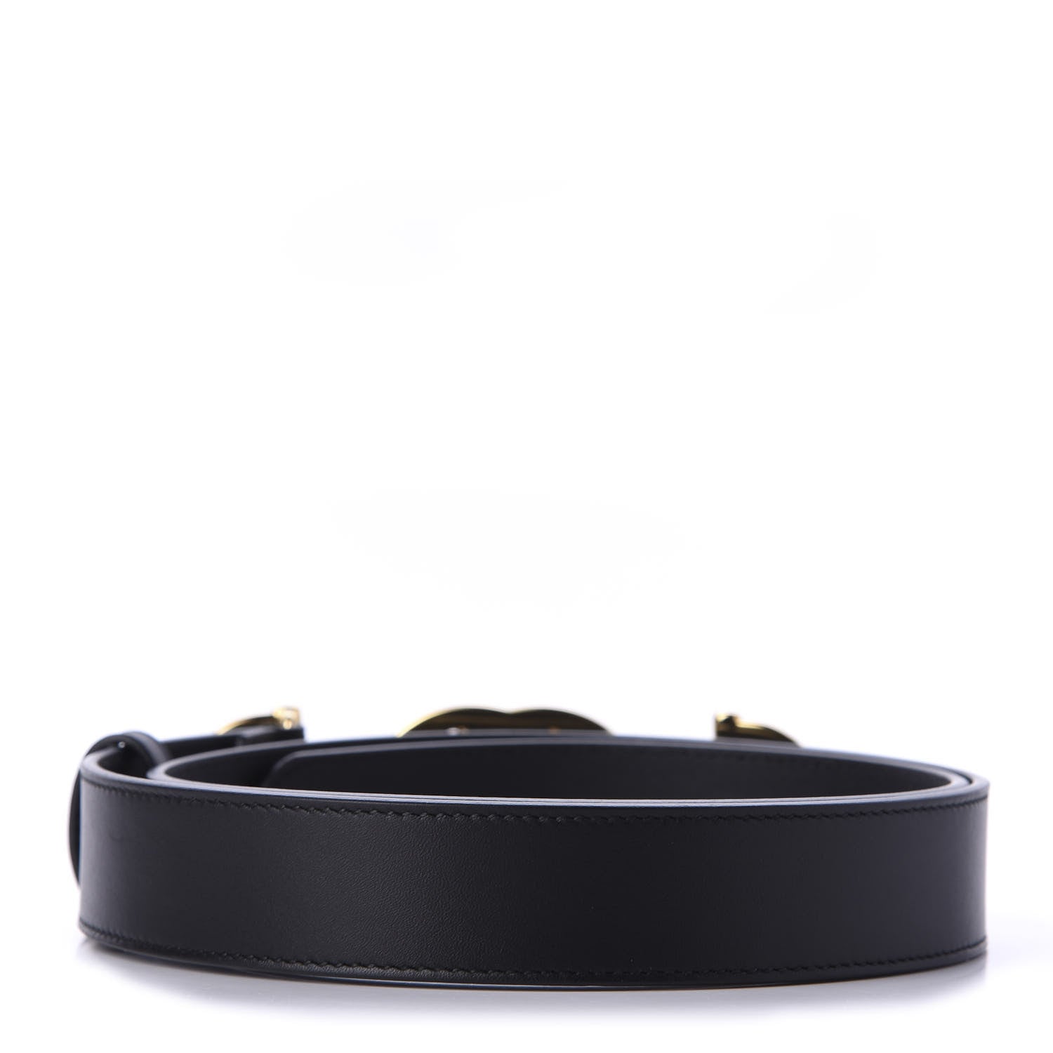 Gucci Calfskin Zumi 30mm Belt 85 34 Black 2 of 3
