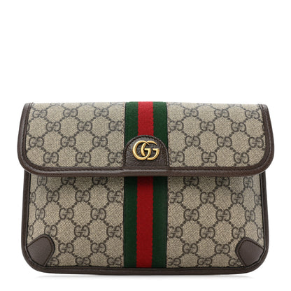 Gucci GG Supreme Monogram Web Small Ophidia Belt Bag Brown 1 of 9